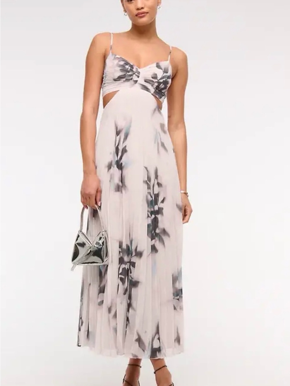 Abercrombie and FitchGiselle Babydoll Maxi Dress Soft lilac